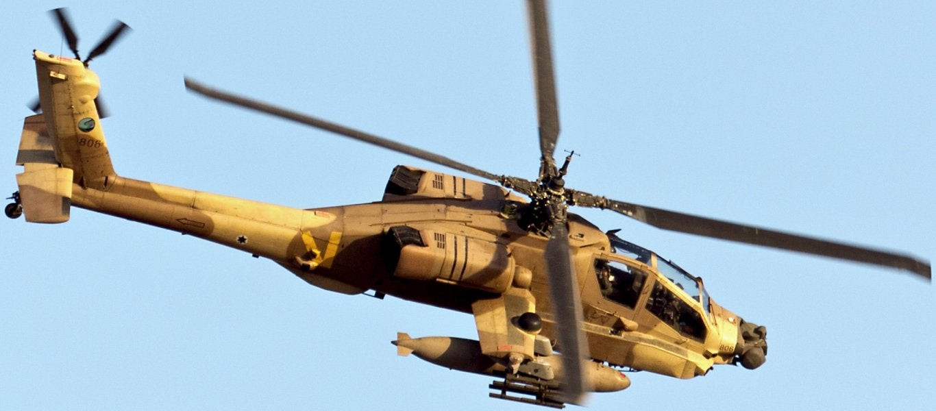 Συνετρίβη ισραηλινό επιθετικό ελικόπτερο τύπου AH-64 Apache «Peten»